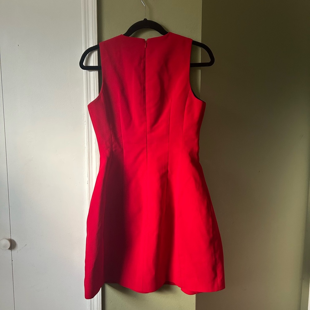 A Loves A Women’s Elegant Red Dress with Black Bow Sz XS - Picture 7 of 9